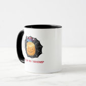 Beängstigender Clown oder Halloween Tasse (Vorderseite Links)