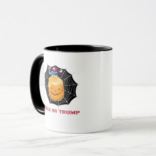 Beängstigender Clown oder Halloween Tasse (Vorderseite Links)