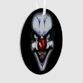 Beängstigender Clown Ornament (Vorderseite)