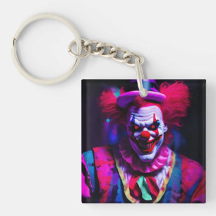 beängstigender Clown Schlüsselanhänger