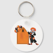 Beängstigender Clown-Schlüsselanhänger Schlüsselanhänger (Vorderseite)