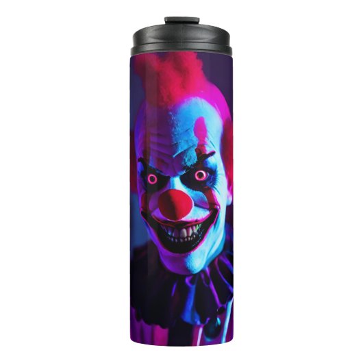 beängstigender Clown Thermosbecher (Vorderseite)