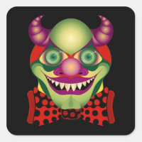 Beängstigender Clown, unglaublich schrecklich und