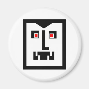Beängstigender CyborgVampireBot Magnet