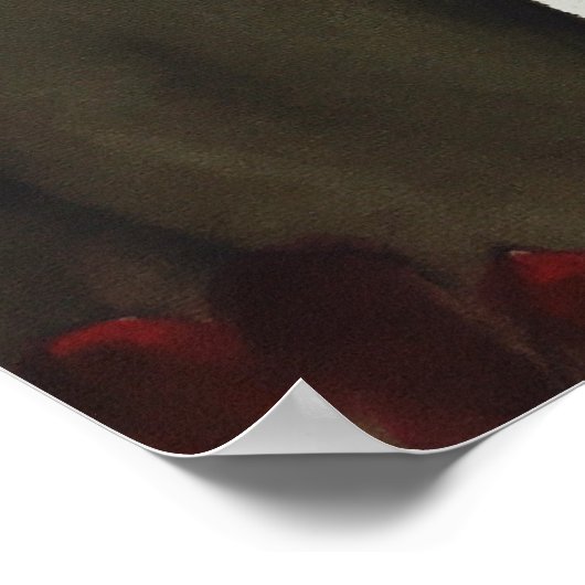 Beängstigender Dämon-Horror Halloween-Poster Poster (Ecke)