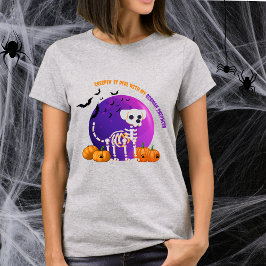 Beängstigender deutscher Schäferhund Halloween Ful T-Shirt