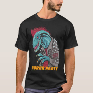 Beängstigender Dinosaurier Rex Größtes Gesichts-Ho T-Shirt