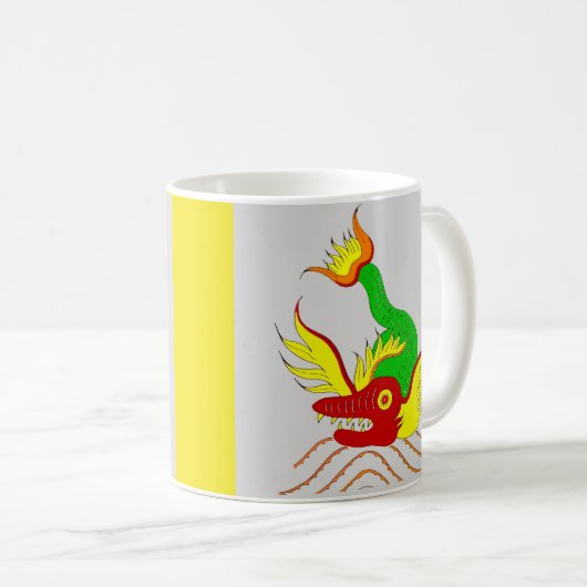 beängstigender Drache Kaffeetasse (VorderseiteRechts)