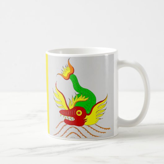 beängstigender Drache Kaffeetasse (Rechts)
