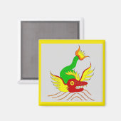 beängstigender Drache Magnet (Vorderseite/Rückseite)