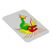 beängstigender Drache Magnet (Rechte Seite)