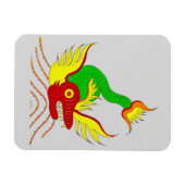 beängstigender Drache Magnet (Horizontal)