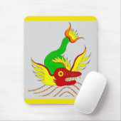 beängstigender Drache Mousepad (Mit Mouse)