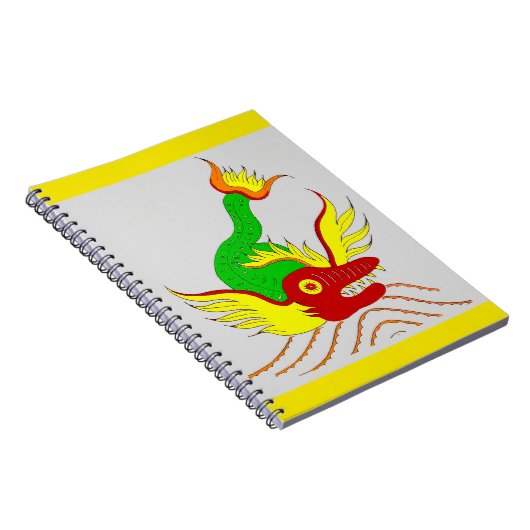 beängstigender Drache Notizblock (Rechte Seite)