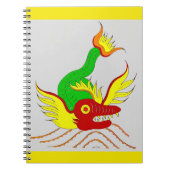 beängstigender Drache Notizblock (Vorderseite)