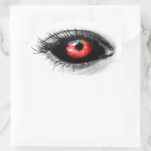 Beängstigender Eyeball Halloween Spooky Sticker (Tasche)