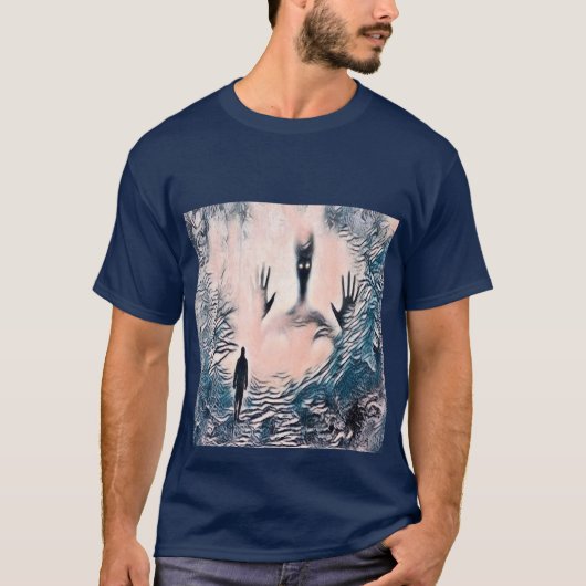 Beängstigender Fantasy-Wald T-Shirt (Vorderseite)