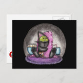 Beängstigender Film - Katze und Maus Postkarte (Vorne/Hinten)