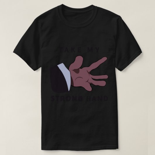 Beängstigender Film - Nimm mir die Hand T-Shirt (Design vorne)