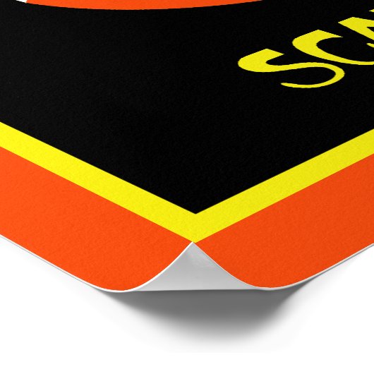 Beängstigender Fisch! Poster (Ecke)