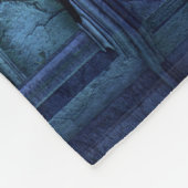 Beängstigender Friedhof mit Friedhof und Gräbern Fleecedecke (Ecke)