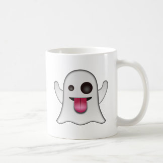 Beängstigender Geist Emoji cooler Spaß Kaffeetasse