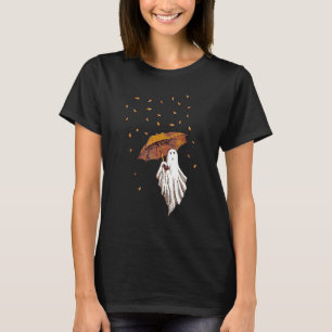 Beängstigender Geist mit Schirmgeister T-Shirt