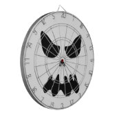 Beängstigender Geistschädelgesicht Dartscheibe (Vorderseite Links)