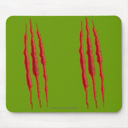 Beängstigender gewundener Torn Evil Marks Hallowee Mousepad (Vorne)