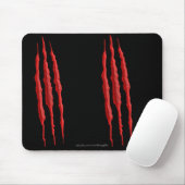 Beängstigender gewundener Torn Evil Marks Hallowee Mousepad (Mit Mouse)
