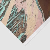 Beängstigender Gothic Gargoyle mit Rose Decoupage Seidenpapier (Ausschnitt)