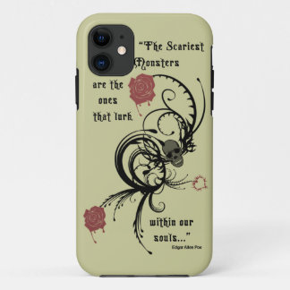 Beängstigender gotischer Zitat Edgar Allen Poe Case-Mate iPhone Hülle