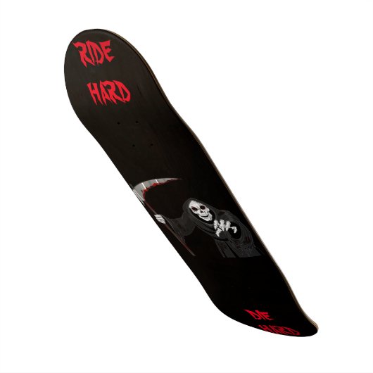 Beängstigender Grim-Sensenmann Skateboard (Vorderseite)