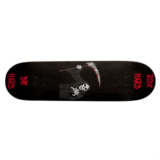 Beängstigender Grim-Sensenmann Skateboard (Horizontal)