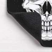 Beängstigender grinsender Schädel auf Mousepad (Ecke)
