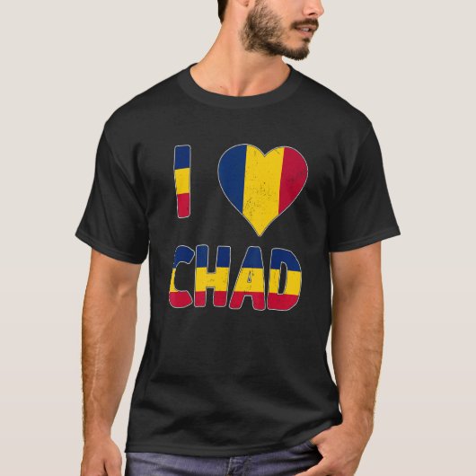 Beängstigender Grunge Worout Style I Liebe Chad T-Shirt (Vorderseite)