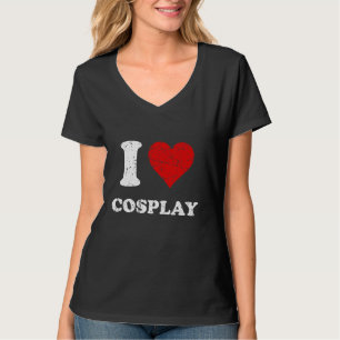 Beängstigender Grunge Worout Style I Liebe Cosplay T-Shirt