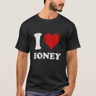 Beängstigender Grunge Worout Style I Liebe Honey T-Shirt