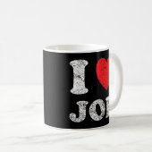 Beängstigender Grunge Worout Style I Liebe Joe Kaffeetasse (VorderseiteRechts)