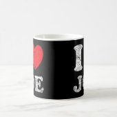 Beängstigender Grunge Worout Style I Liebe Joe Kaffeetasse (Mittel)