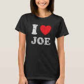 Beängstigender Grunge Worout Style I Liebe Joe T-Shirt (Vorderseite)