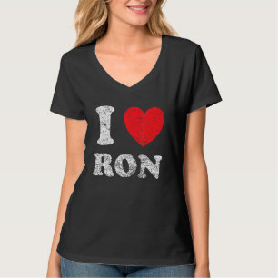 Beängstigender Grunge Worout Style I Liebe Ron T-Shirt