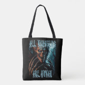 Beängstigender gruseliger Horror untotes Monster,  Tasche (Rückseite)