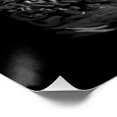 Beängstigender Hai Poster (Ecke)