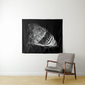 Beängstigender Hai Wandteppich (Beispiel (Horizontal))