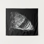 Beängstigender Hai Wandteppich (Vorderseite (Horizontal))