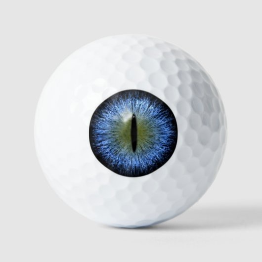 Beängstigender Halloween Cat Eyeball Golfball (Vorderseite)