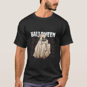 Beängstigender Halloween-Geist T-Shirt (Vorderseite)