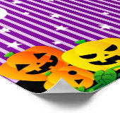 Beängstigender Halloween-Horror Poster (Ecke)