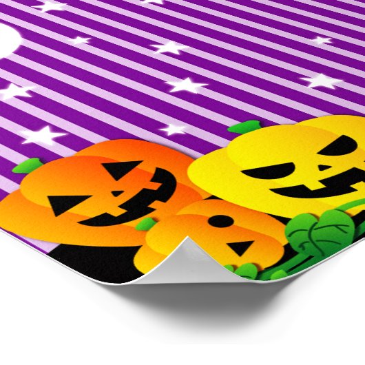 Beängstigender Halloween-Horror Poster (Ecke)